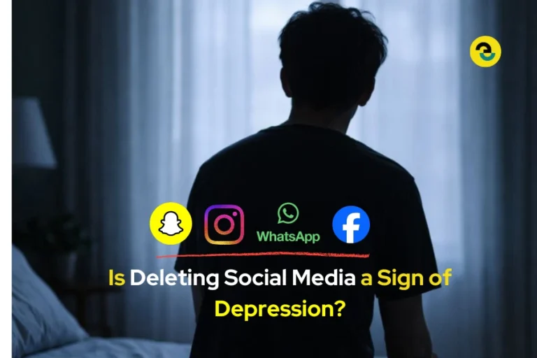 Is deleting social media a sign of depression
